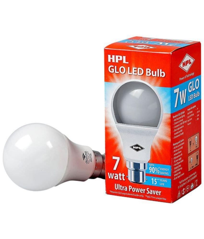7W LED सफ़ेद बल्ब
