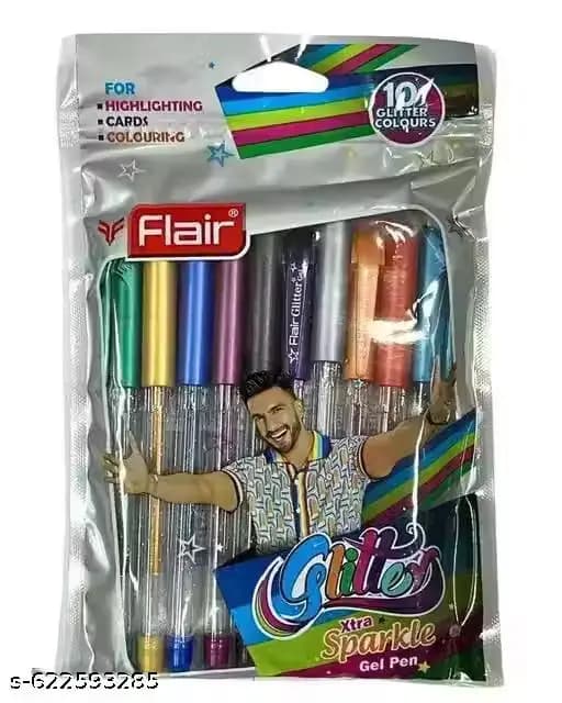 ग्लिटर स्पार्कल जेल पेन
